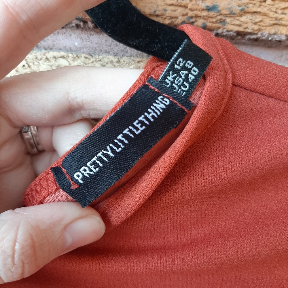 PrettyLittleThing Rust Size 8 Top - Picture 5 of 6